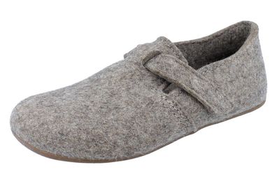 Haflinger Everest Focus Damen Hausschuhe beige Wollfilz