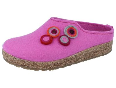 Haflinger Grizzly Kanon rosa Wollfilz