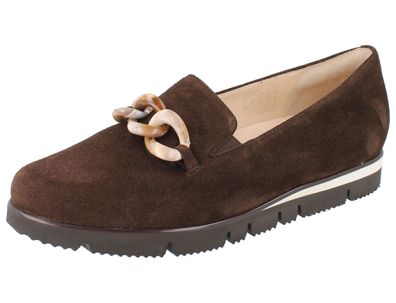 HASSIA Pisa Slipper darkbrown/Softvelour