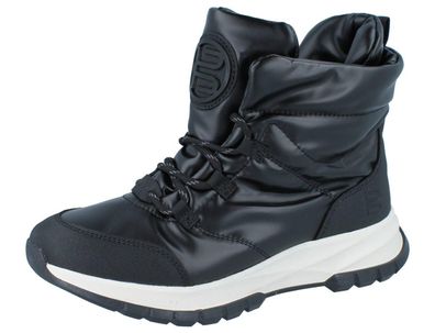 BAGATT Damen Boots schwarz Textil