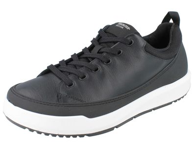 Birkenstock Melbourne Pro Damen Herren Berufsschuhe ESD black Glattleder