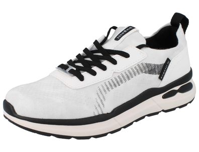 Bugatti Herren Schlupf Sneaker weiß Textil vegan