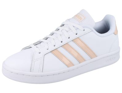 ADIDAS Grand Court Damen Sneaker cloud white/halo blush/cloud white
