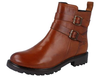 BAGATT Damen Stiefelette braun Glattleder