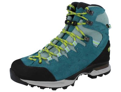 HANWAG Makra Trek GTX Damen Wanderstiefel grün Velourleder
