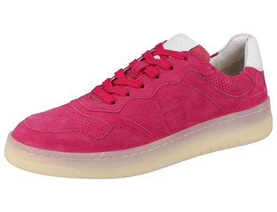 BAGATT Damen Schnürschuhe pink Veloursleder