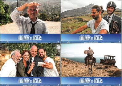 Highway to Hellas - 4 Original Kino-Aushangfotos - Christoph Maria Herbst -Filmposter