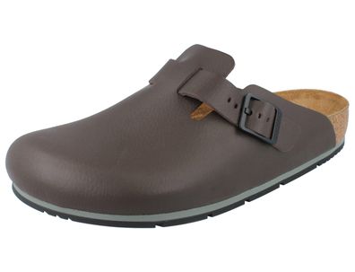 Birkenstock Boston Pro Herren Clogs grün normale Weite