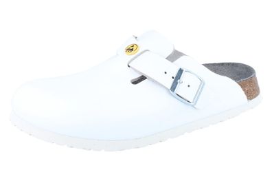 Birkenstock Boston ESD normale Weite weiss