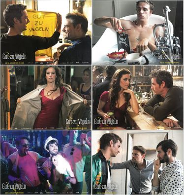 Gut zu Vögeln - 6 Original Kino-Aushangfotos - Anja Knauer, Max von Thun - Filmposter