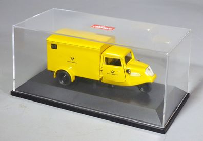 Schuco 1:43 Modell 02135 Tempo Kastenwagen Deutsche Bundespost Postwagen NEU Vitrine