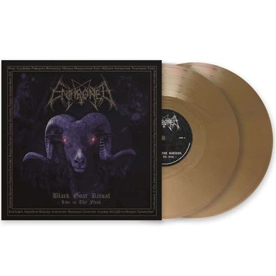 Enthroned - Black Goat Ritual - Live In Thy Flesh 2LP (Ltd Gold Vinyl)