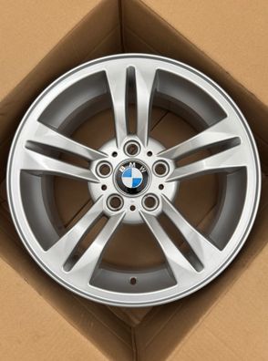 1x Original BMW X3 E83 17 Zoll Alufelge Doppelspeiche 112 3401200 8,0JX17 ET46 TOP