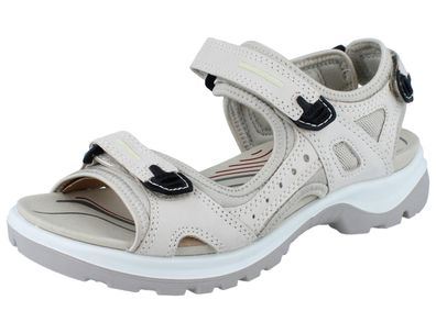 ECCO Women`s Offroad Yucatan Damen Sandale beige Nubukleder