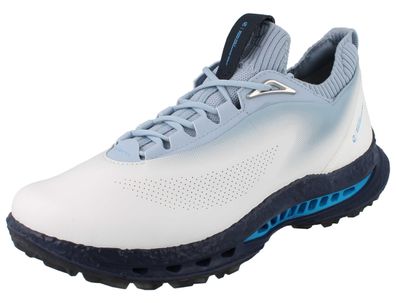 ECCO Biom C5 Herren Golfschuhe weiss blau Glattleder
