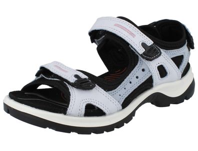 ECCO Offroad Yucatan Damen Sandale hellblau Nubukleder