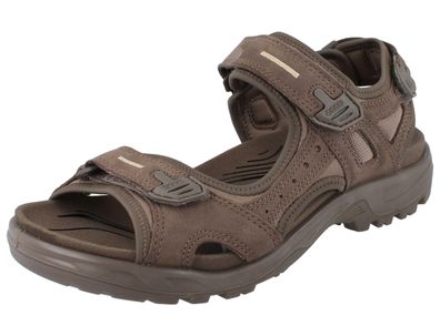 ECCO Offroad Yucatan Herren Trekkingsandale dunkelbraun Nubukleder