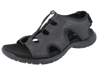 ECCO Offroad Roam Fisherman Damen Sandale schwarz Leder
