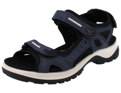 ECCO Damen Offroad Sandale dunkelblau Nubukleder