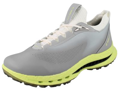 ECCO Biom C5 Herren Golfschuhe grau neongelb Glattleder