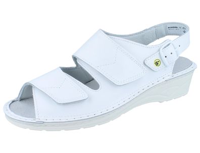 SCHÜRR Sandra weiß/Leder