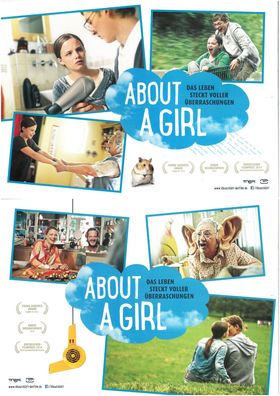 About a Girl - 2 Original Kino-Aushangfotos - Jasna Fritzi Bauer - Filmposter