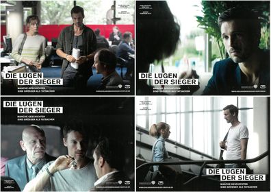 Die Lügen der Sieger - 4 Original Kino-Aushangfotos - Florian David Fitz - Filmposter