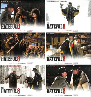 The Hateful 8 - 6 Original Kino-Aushangfotos - Samuel L. Jackson - Filmposter