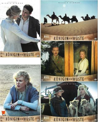 Königin der Wüste - 5 Original Kino-Aushangfotos - Nicole Kidman - Filmposter