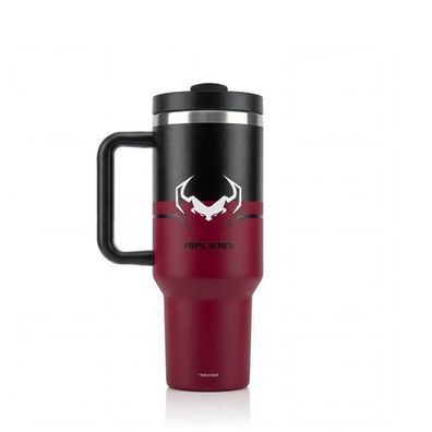 Diablo Travel Cup Thermoskanne Thermobecher mit Henkel 1200 ml rot