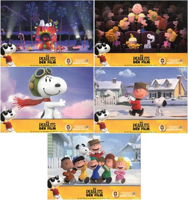 Die Peanuts - Der Film - 5 Original Kino-Aushangfotos - Charlie Brown - Filmposter