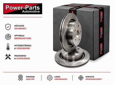 Bremsscheiben HA Dodge Ram 1500 Bj:02-25 (Gen.3 & Gen.4) (nur 5-Loch Bremsscheibe)