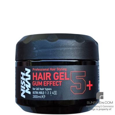 NishMan/Hair Gel 5+ "Gum Effect" 300ml/Haarstyling/Haarpflege