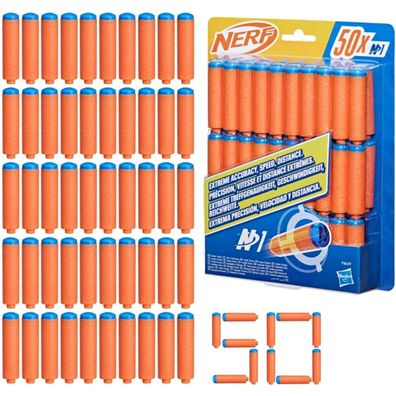 NERF N Series N1 Ersatzdarts 50 Stück Schaumstoffmunition für kompatible Blaster