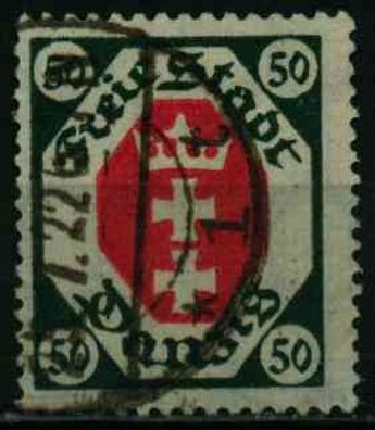 DANZIG 1921 Nr 80X gestempelt X0F4092