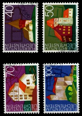 Liechtenstein 1975 Nr 630-633 gestempelt SB4E036