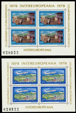 Rumänien Block 157-Block 158 postfrisch S00536E