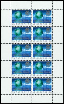 Österreich BLOCK Kleinbogen Nr 2517I postfrisch Kleinbg X6E8C3A