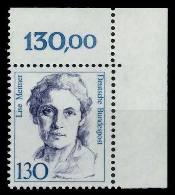 BRD DS FRAUEN Nr 1366 postfrisch ECKE-ORE X730396