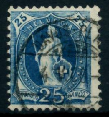Schweiz ST. HELV Nr 67C gestempelt X746A3A