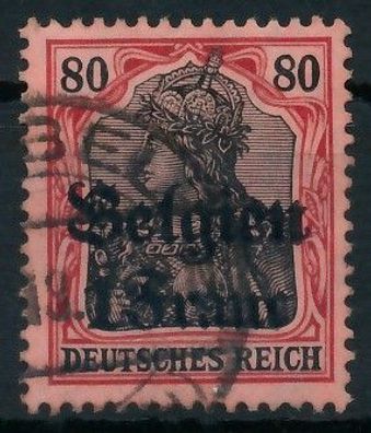 BES. 1WK Landespost Belgien Nr 7 gestempelt X410F46