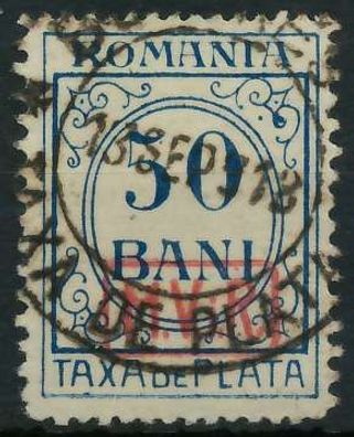 BES. 1WK D-MV Rumänien PORTO Nr 4 gestempelt X462CAA