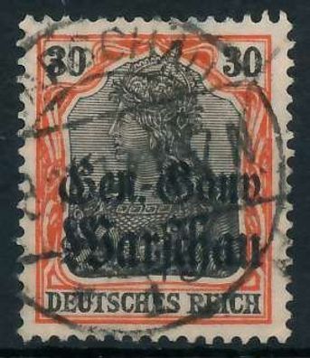 BES. 1WK D-POST IN POLEN Nr 14a gestempelt X462D82
