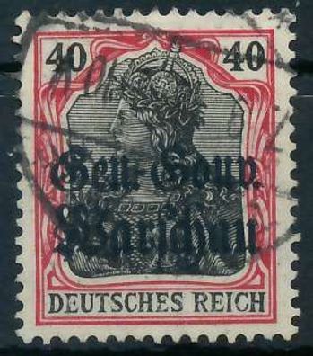BES. 1WK D-POST IN POLEN Nr 15b gestempelt X462DAA