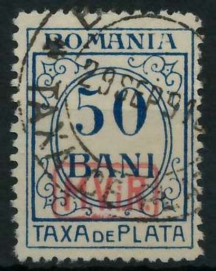 BES. 1WK D-MV Rumänien PORTO Nr 5 gestempelt X462E12