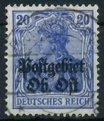 BES. 1WK PG OBER OST Nr 8a gestempelt X462EB2