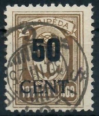 MEMEL 1923 Nr 198 gestempelt gepr. X472DFA