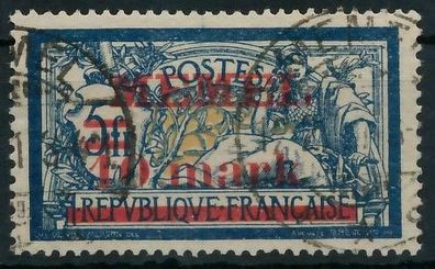MEMEL 1920 Nr 32II gestempelt gepr. X47302E