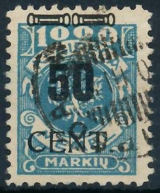 MEMEL 1923 Nr 191 gestempelt gepr. X4789FA