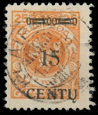 MEMEL 1923 Nr 170AII zentrisch gestempelt gepr. X478A6E